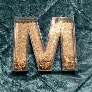 Letter “M” decor